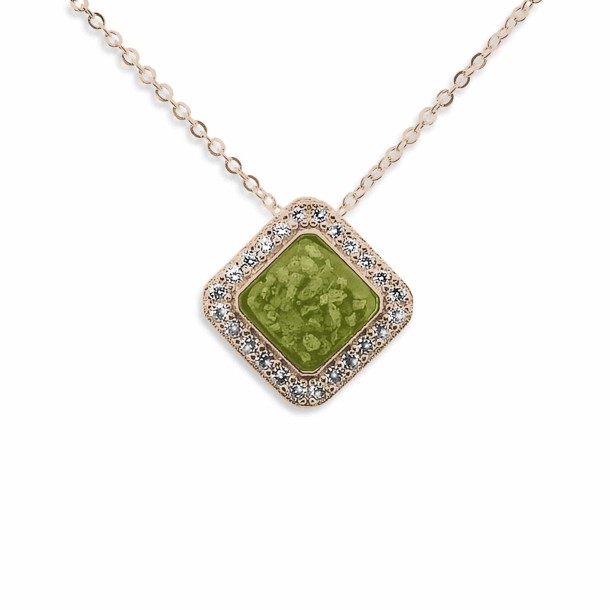 Load image into Gallery viewer, EverWith Ladies Bless Memorial Ashes Pendant with Fine Crystals