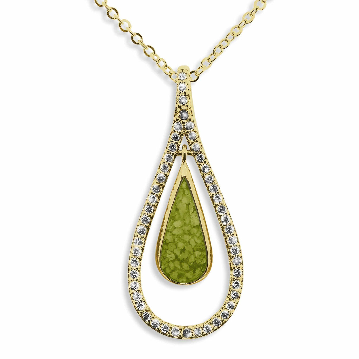 Load image into Gallery viewer, EverWith Ladies Teardrop Memorial Ashes Pendant