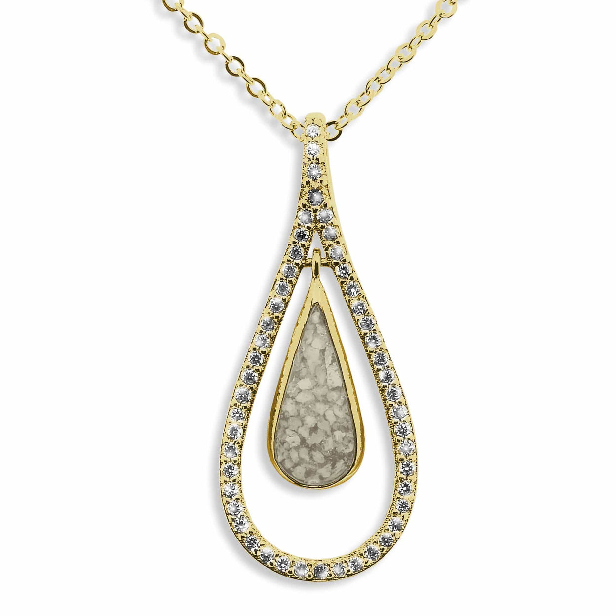 Load image into Gallery viewer, EverWith Ladies Teardrop Memorial Ashes Pendant