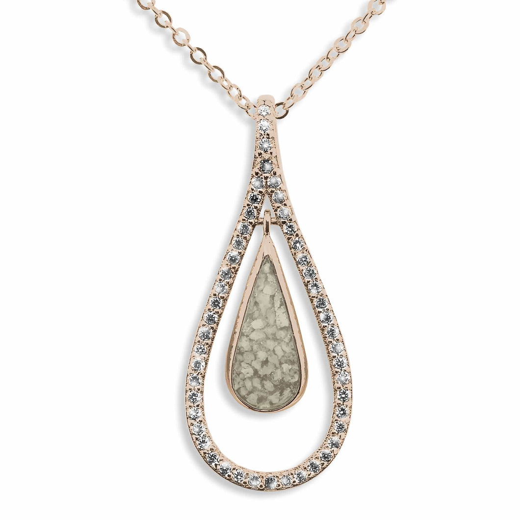 EverWith Ladies Teardrop Memorial Ashes Pendant