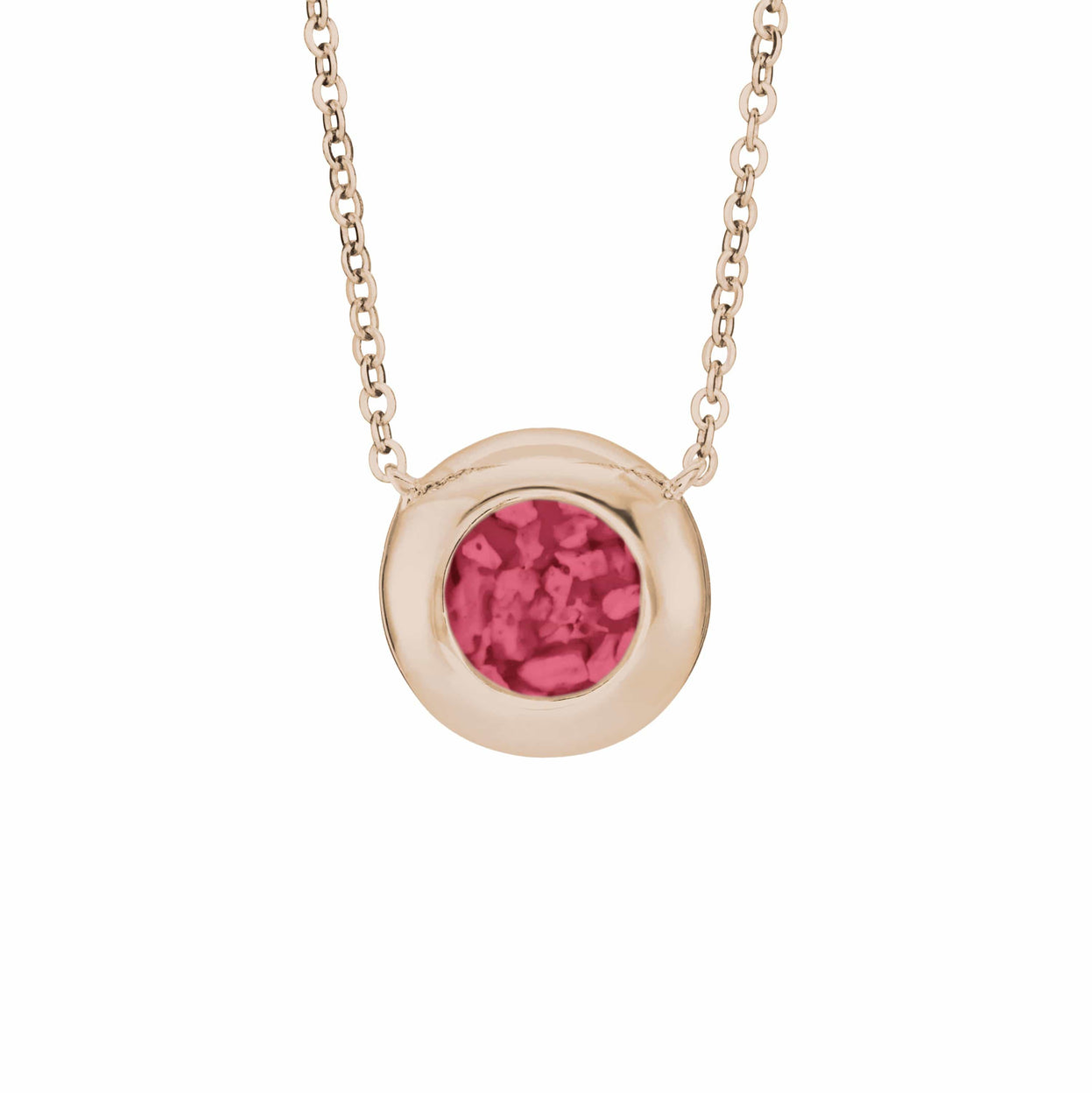 Load image into Gallery viewer, EverWith Ladies Rondure Memorial Ashes Necklace