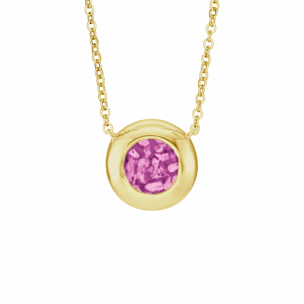 Load image into Gallery viewer, EverWith Ladies Rondure Memorial Ashes Necklace