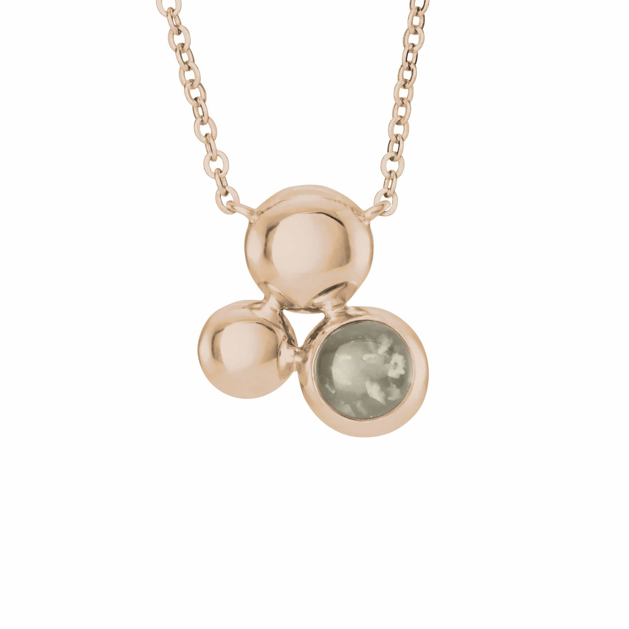 Load image into Gallery viewer, EverWith Ladies Rondure Array Memorial Ashes Necklace