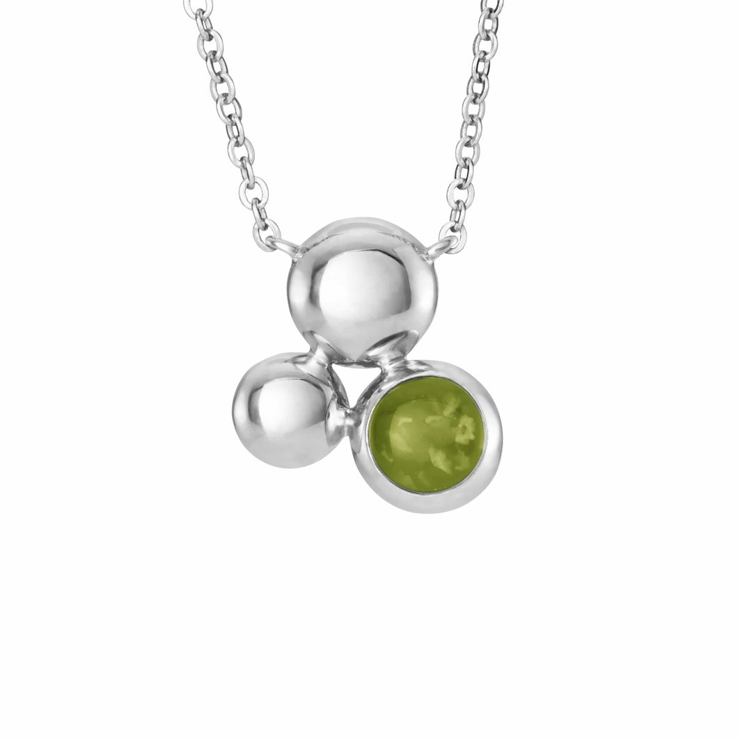 EverWith Ladies Rondure Array Memorial Ashes Necklace