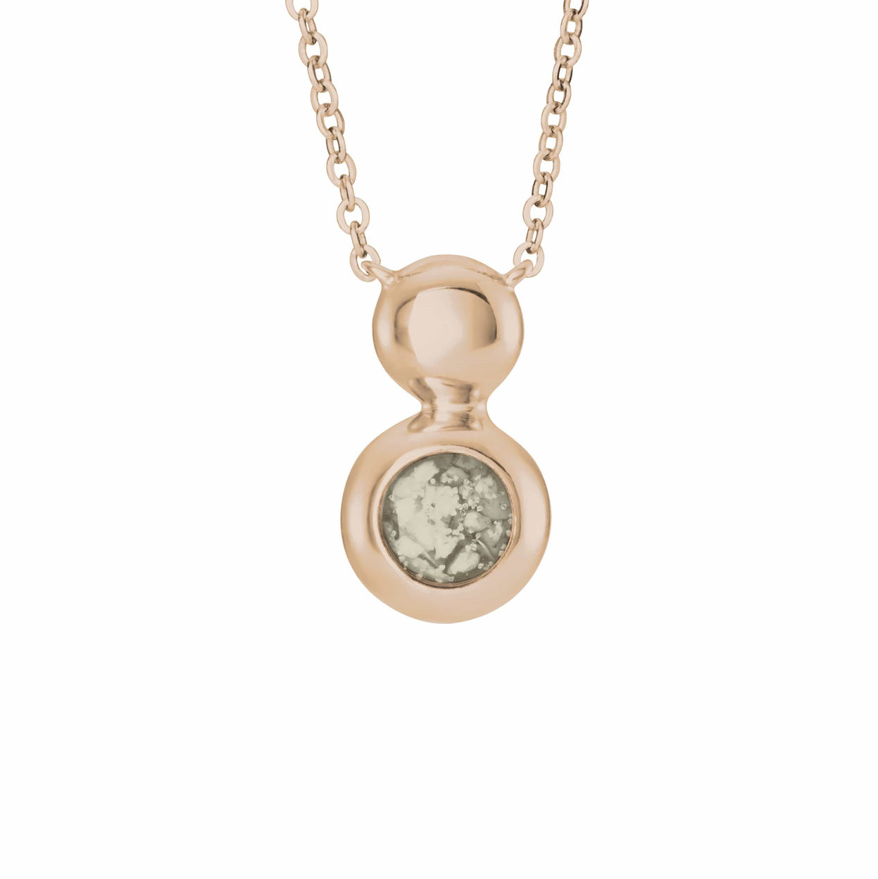 Load image into Gallery viewer, EverWith Ladies Rondure Drop Memorial Ashes Necklace