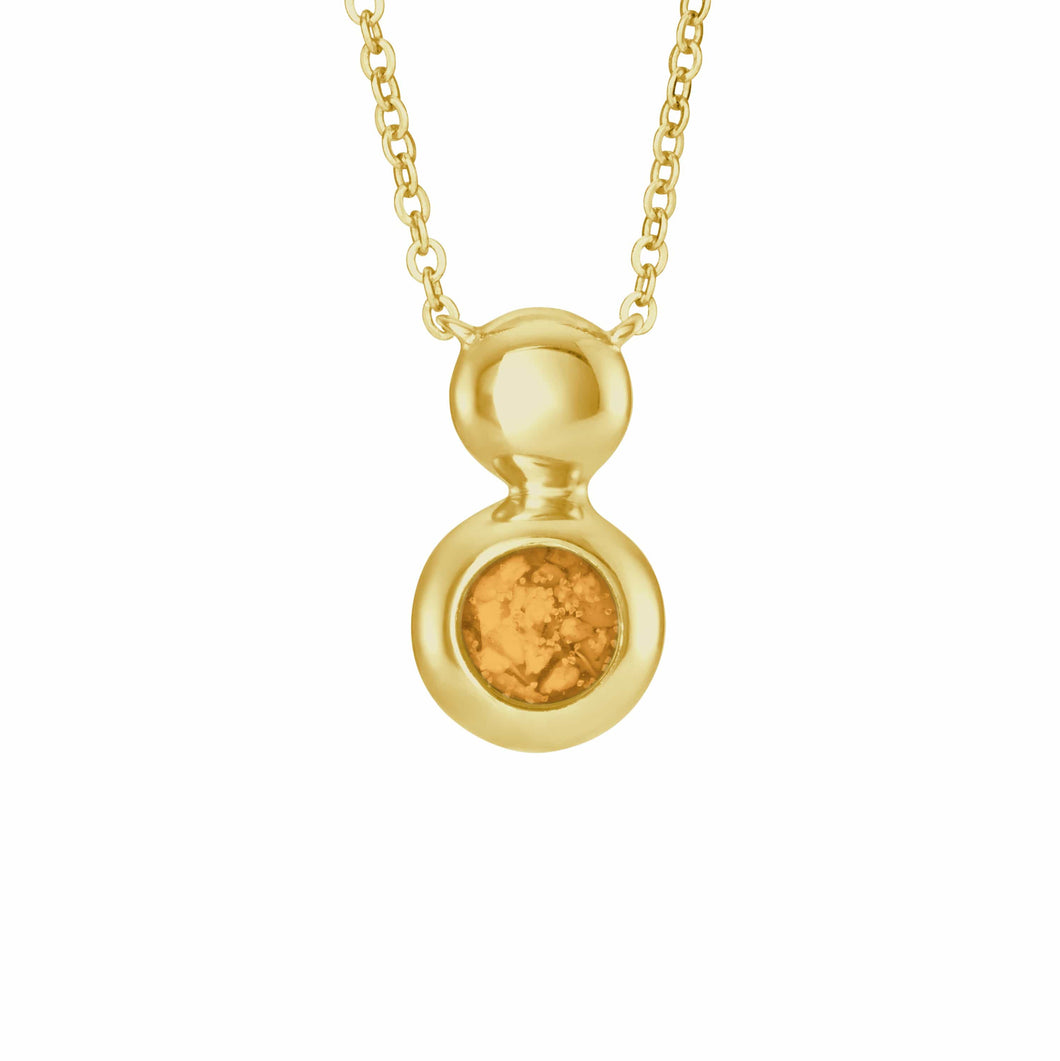 EverWith Ladies Rondure Drop Memorial Ashes Necklace