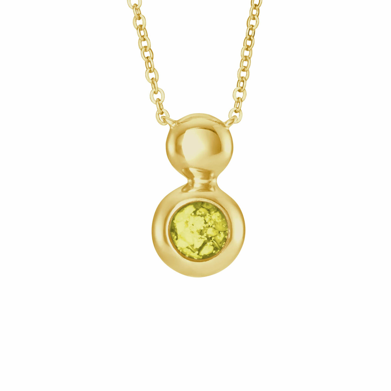 Load image into Gallery viewer, EverWith Ladies Rondure Drop Memorial Ashes Necklace