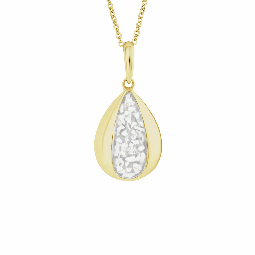 EverWith Ladies Rondure Teardrop Memorial Ashes Pendant