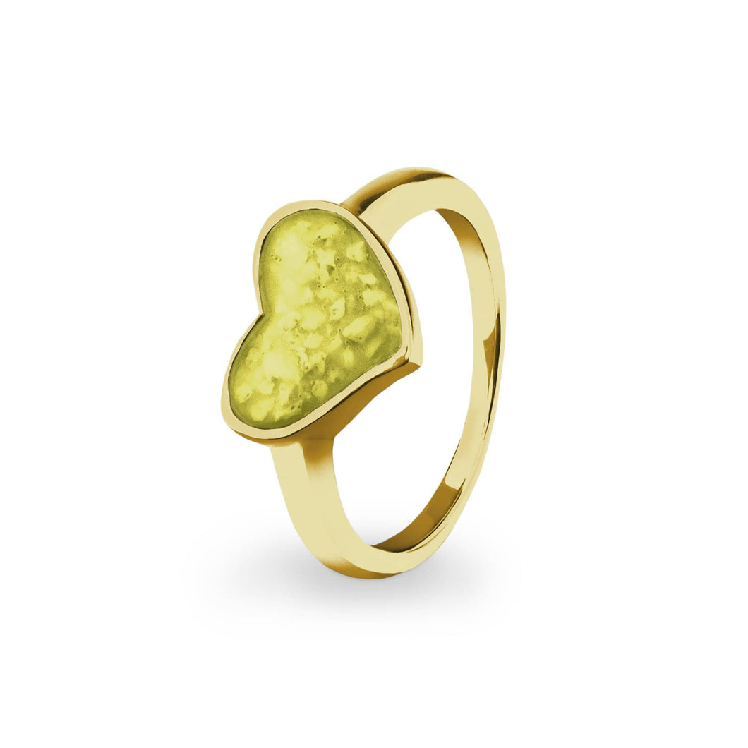 EverWith Ladies Oversized Heart Memorial Ashes Ring