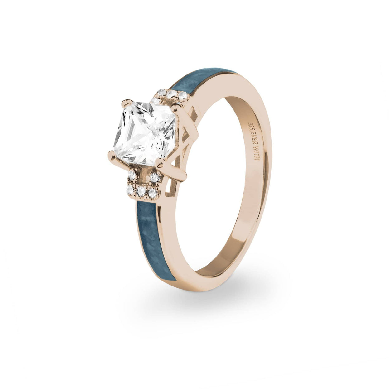 Load image into Gallery viewer, EverWith Ladies Honour Memorial Ashes Ring with Fine Crystals