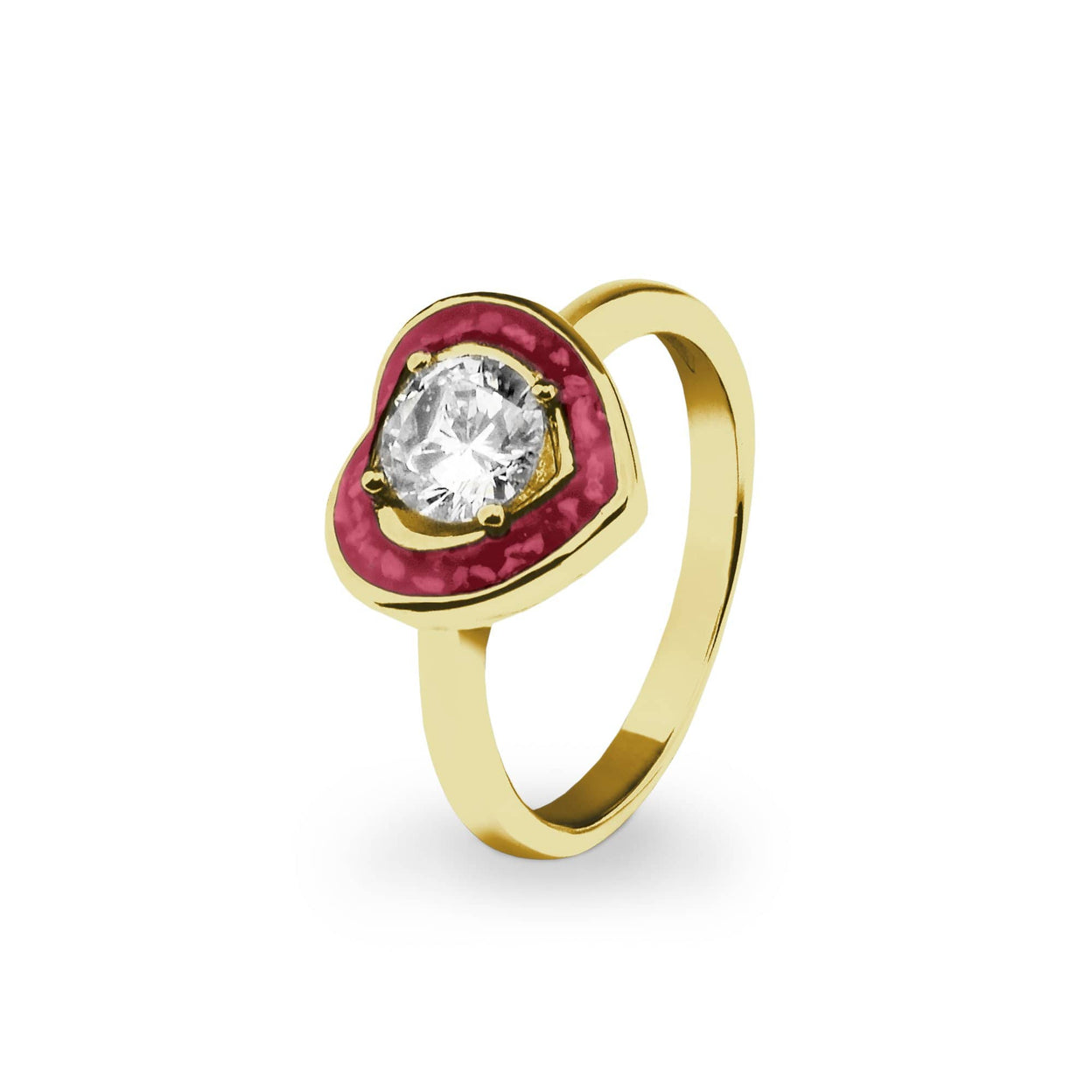 Load image into Gallery viewer, EverWith Ladies Beloved Memorial Ashes Ring with Fine Crystal