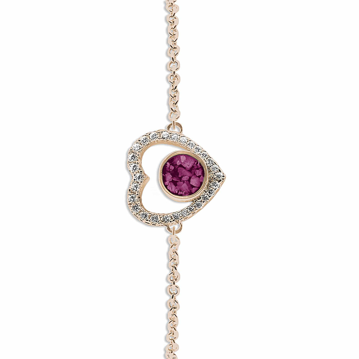 Load image into Gallery viewer, EverWith Ladies Forever Memorial Ashes Bracelet with Fine Crystals