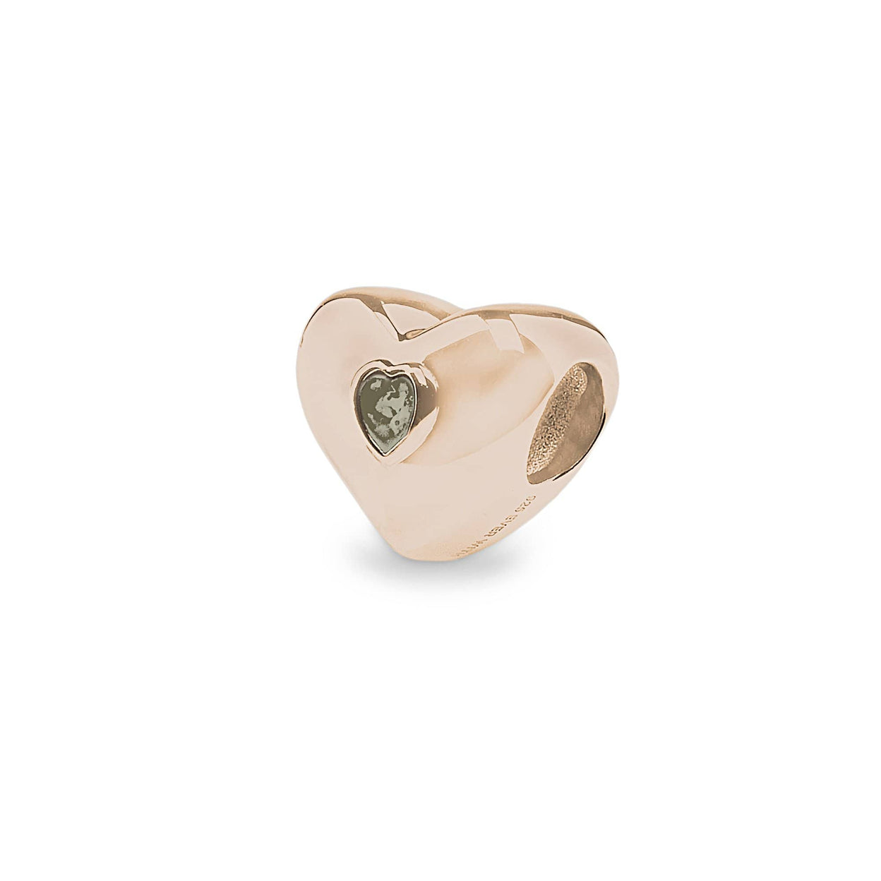 Load image into Gallery viewer, EverWith Heart Memorial Ashes Charm Bead