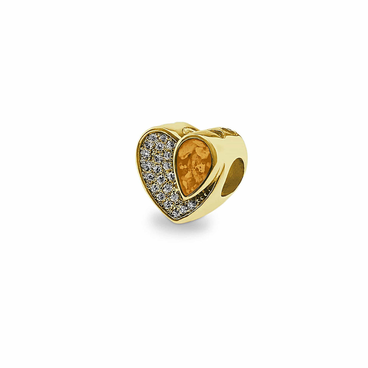 Load image into Gallery viewer, EverWith Beloved Memorial Ashes Charm Bead with Fine Crystals