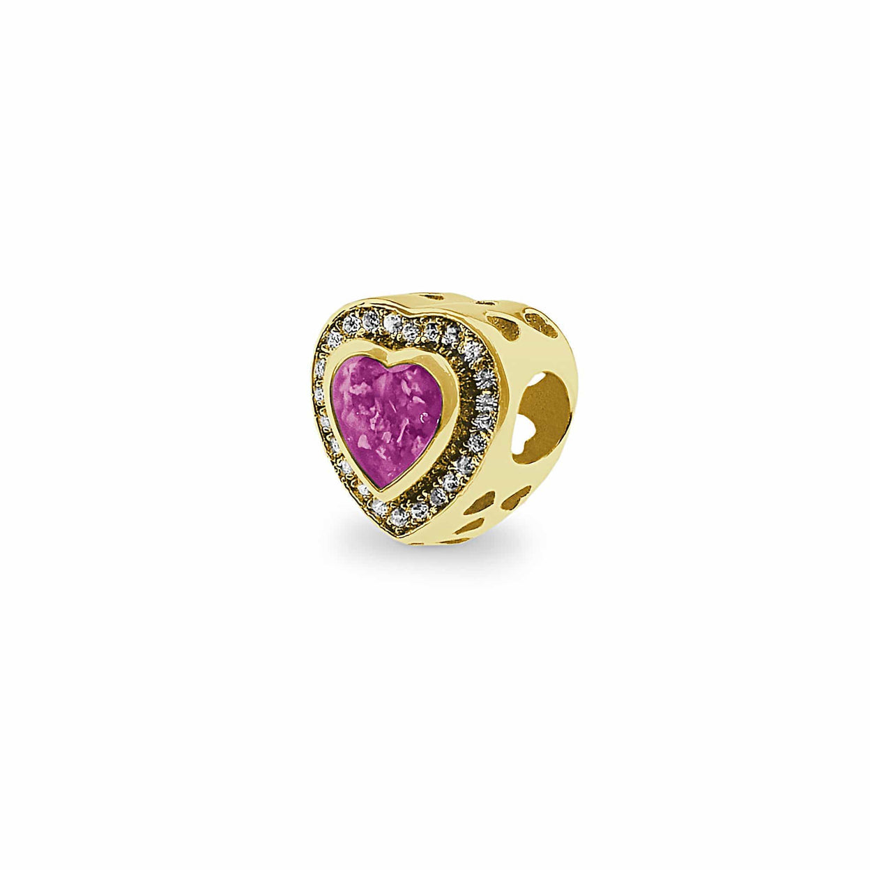 Load image into Gallery viewer, EverWith Comfort Memorial Ashes Charm Bead with Fine Crystals