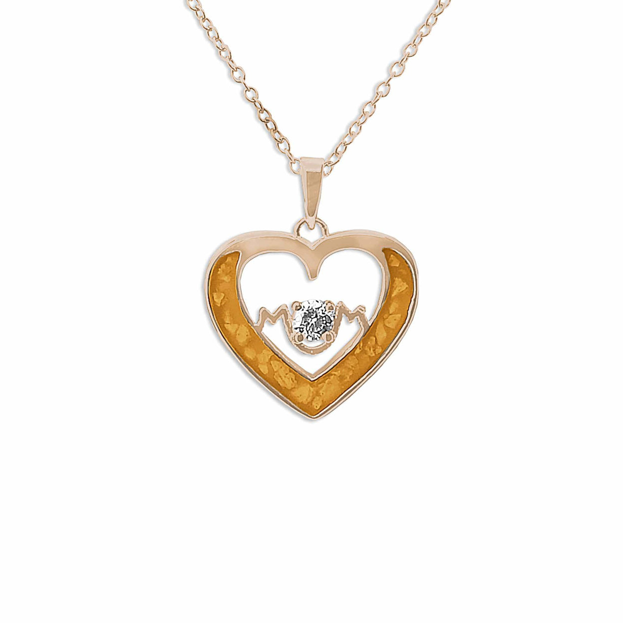 Load image into Gallery viewer, EverWith Ladies Mum Memorial Ashes Pendant with Fine Crystal