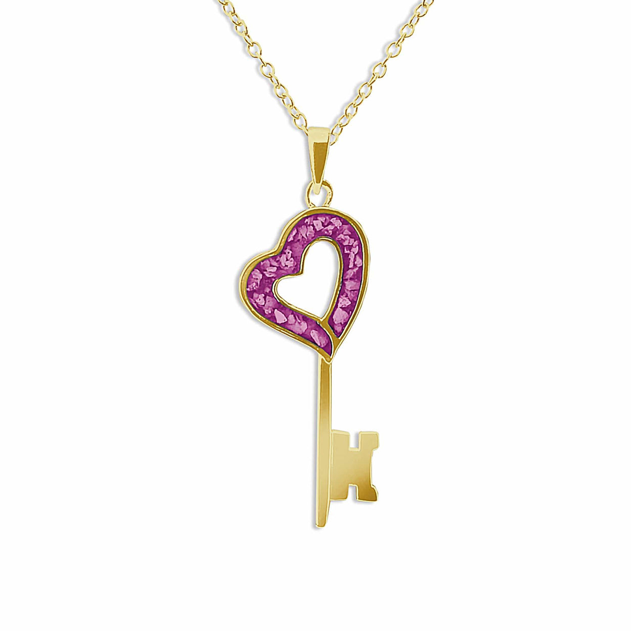 Load image into Gallery viewer, EverWith Ladies Key Memorial Ashes Pendant