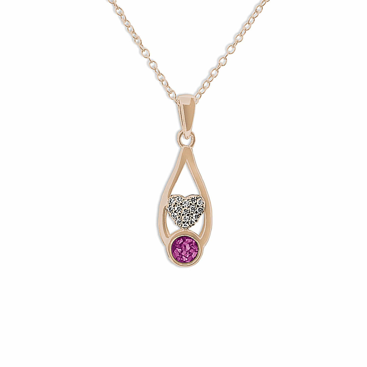 Load image into Gallery viewer, EverWith Ladies Protect Memorial Ashes Pendant with Fine Crystals