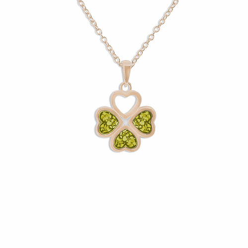 EverWith Ladies Clover Memorial Ashes Pendant