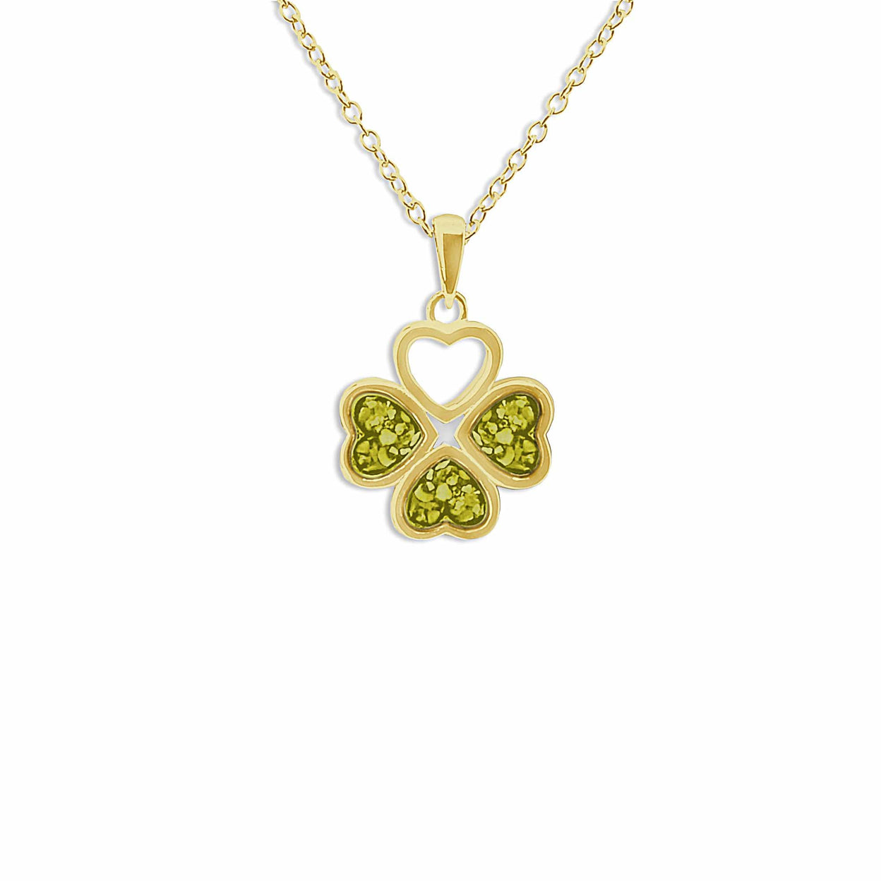 Load image into Gallery viewer, EverWith Ladies Clover Memorial Ashes Pendant