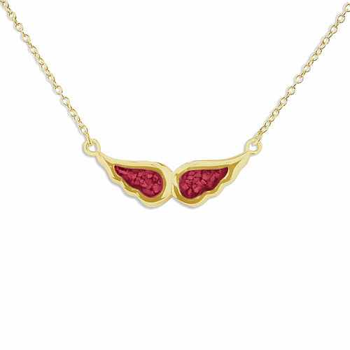 EverWith Ladies Angel Wings Memorial Ashes Necklace