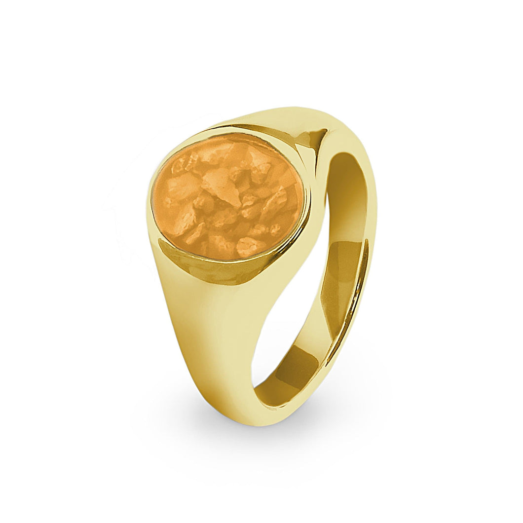 EverWith Unisex Shield Memorial Ashes Ring