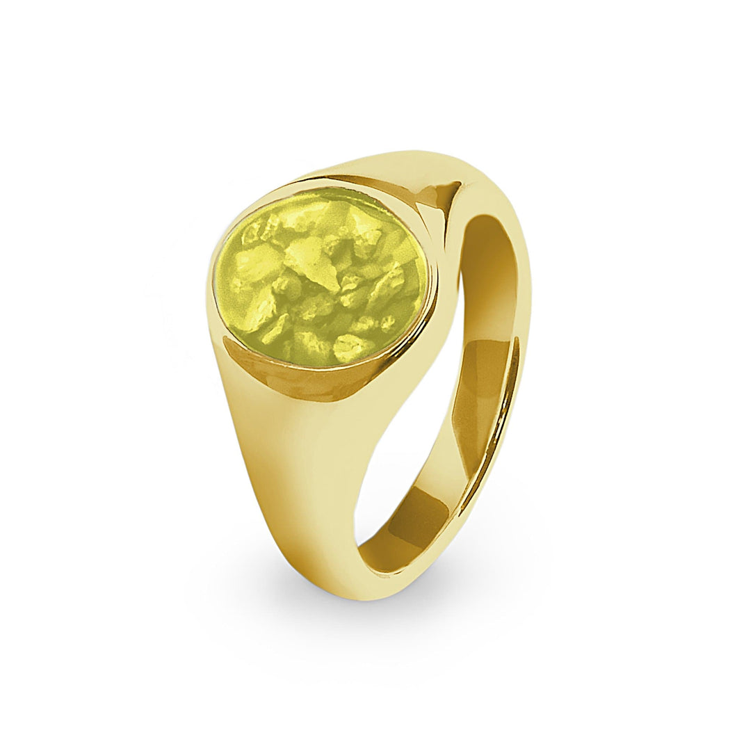 EverWith Unisex Shield Memorial Ashes Ring