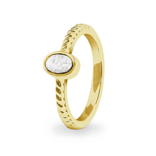 EverWith Ladies Petite Guard Memorial Ashes Ring