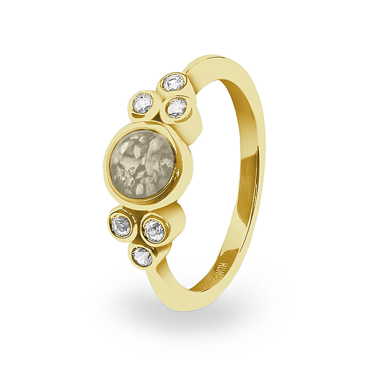 Load image into Gallery viewer, EverWith Ladies Praise Memorial Ashes Ring with Fine Crystals